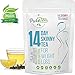 Skinny Tea, Gentle Diet Detox Tea, All-Natural Teatox and Appetite Suppressant, Reduce Bloating and Constipation, Release Toxins for Weight Loss, PureTea Body Cleanse for Women and Men - 14 Tea Bags