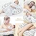 Baby Breastfeeding Nursing Pillow and Positioner,Machine Washable,U Shape Nursing and Infant Support Pillow Bonus Head Positioner(Orange Swan)