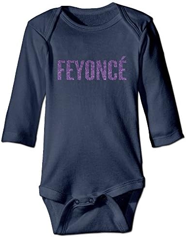 DETED FEYONCE Gold Letters Fashion Baby Girls Boys Climb Jumpsuit Size6 M Navy
