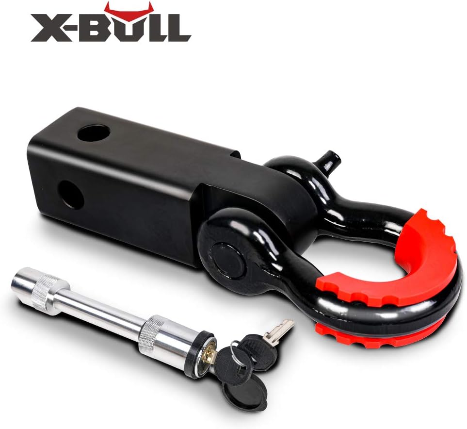 XBULL Shackle Hitch Receiver with 3/4Inch Shackle for 2