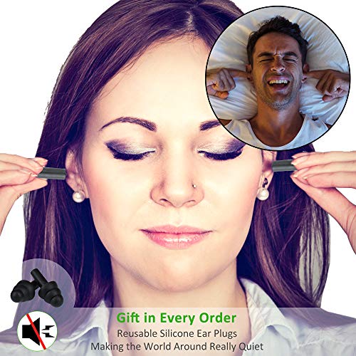 Sleep Mask for Women Men, Eye mask for Sleeping 3D Contoured Cup Blindfold with Breathable Memory Foam,100% Block Out Light,Soft Comfort Eye Shade Cover for Yoga Meditation (3D White)