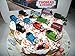 Thomas the Tank Engine Deluxe Cake Toppers Cupcake Decorations Set of 14 with 12 Figures and 2 Train ToyRings featuring Thomas, Rosie, Bus Bertie, James and More!