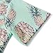 Uideazone Men Hawaiian Shirts Summer 3D Printed Short Sleeve Button Down Aloha Shirt