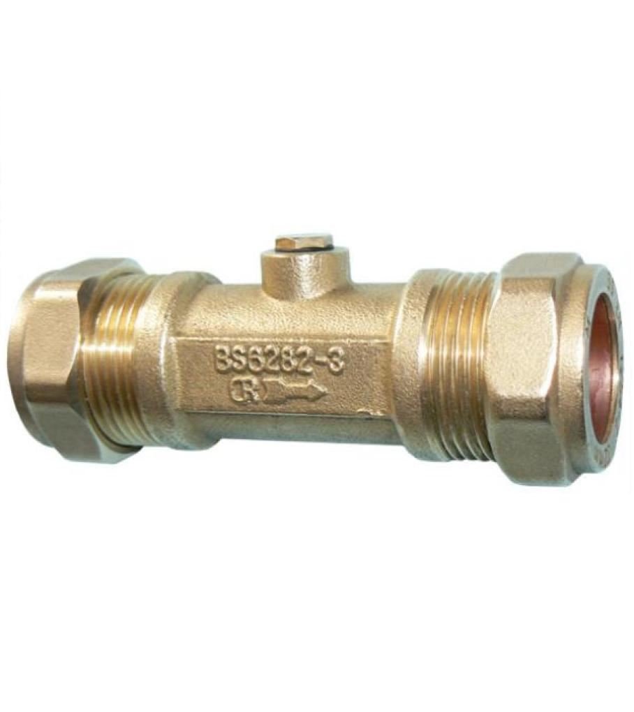 15mm Double Check Valve - DZR Compression