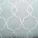 MIUCO Moroccan Embroidered Semi Sheer Curtains Linen Look Grommet Window Curtains for Bedroom 52 x 95 Inch 2 Panels, Sea Foam