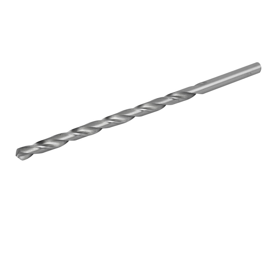 sourcingmap 8.5mm Drilling Dia 200mm Length HSS Round Shank Twist Drill Bit Silver Tone