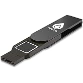 Thetis FIDO2 Security Key Fingerprint USB A, Two Factor Authenticator, Multi-Layered Protection HOTP / U2F Compatible Windows, MacOS, Gmail, Linux for Office Business - Black