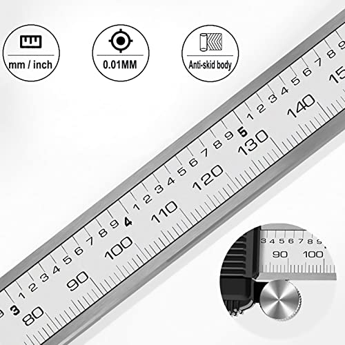 Digital Caliper,Electronic Digital Calipers, YKLSXKC 06" Calipers Measuring Tool, Stainless