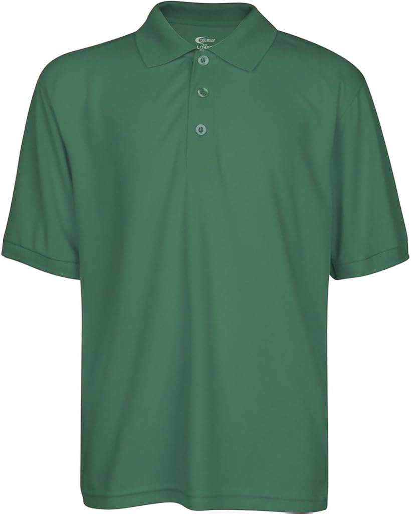 hunter green dri fit polo