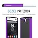 Sony Xperia C5 Ultra Case, MoKo [Shock Absorption] Slim Dual Layer Protective Case with Soft Silicone Bumper and Rigid PC Back Cover for Sony Xperia C5 Ultra 6.0 Inch (2015) - Purple