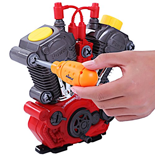 Take Apart Toy Engine & Tool Set for Kids By Dimple Build Your Own