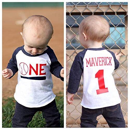 1st birthday baseball shirt