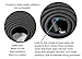KidKusion Baby Proof Edge Cushion Protector | Made in USA | Foam Rubber Furniture and Fireplace Edge Guard Bumper | Black | 12 Ft | Tape Included
