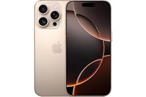 Apple iPhone 16 Pro, 256GB, Desert Titanium - Unlocked (Renewed)