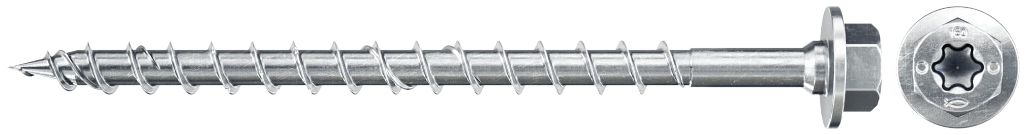 fischer Power-Fast FPF-SZ 3.5 x 30 YZF 50 B Chipboard Screws with Countersunk Head and Full Thread for Attaching Thin Components in Wood Materials Pack of 50