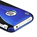 Snap-on Case compatible with Apple iPhone 3G / 3GS, Dark Blue / Black Cup Shape