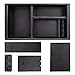 AORRO Center Console Organizer for Chevy/Chevrolet Tahoe Suburban Silverado GMC Sierra Yukon 2015-2018 ABS Tray Armrest Box Secondary Storage Full Console w/Bucket Seats ONLY (Black)…