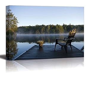 Morning View of The Bay from The Dock Wall Decor