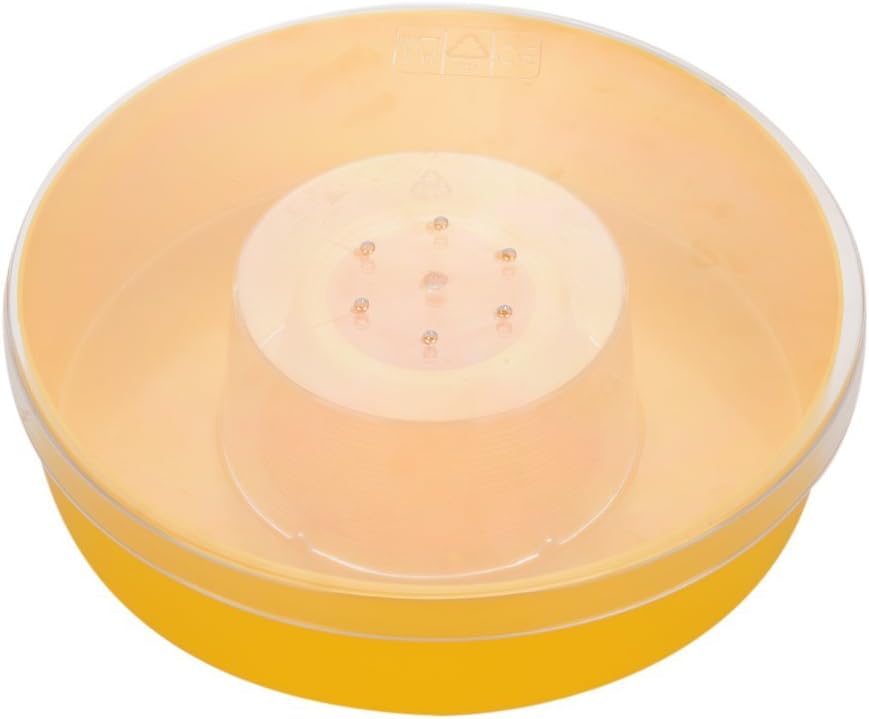 Genetic Los Angeles huihuay Delaman Bee Feeder Plastic Rapid Bee Water Feeder, Round Hive Top Beekeeping Supplies