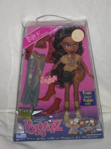 2003 Bratz Sasha Doll - The Style It! Fashion Collection