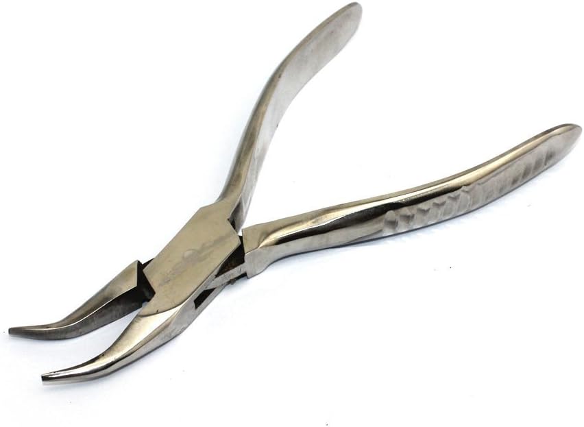NIUPIKA Bent Nose Pliers Set Stainless Steel Ergonomic Precision Jeweler's Plier Jewelry Craft Making Tool Kit