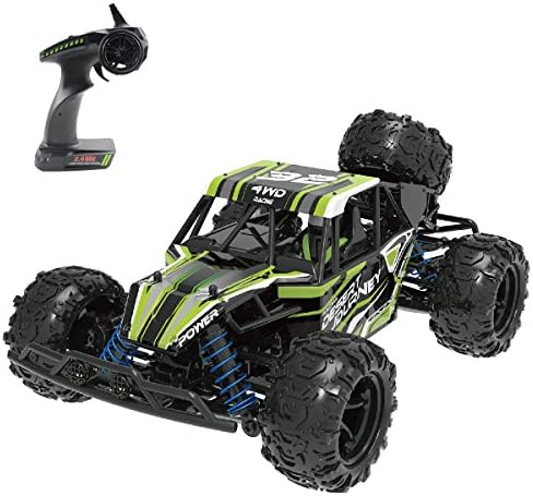 Fistone 1:18 RC Car High Speed Racing Vehicle RTR Monster Truck 2.4G 4WD Rock Crawler Off Road Dune Buggy Full Scale Remote Control Hobby Toys for Kids