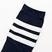 Flyusa 1 Pair Toddlers Children Kids Girls Boys Cotton Bootie Knee High Long Soccer Socks Team Socks for Kids 4-5 Years Old