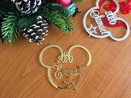 Mickey Mouse Head Christmas Tree Decoration
