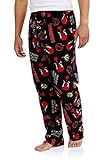 Marvel Deadpool Merc With a Mouth Men's Plush Fleece Pants (Medium)