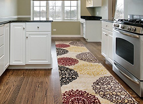 Rugshop contemporary modern floral indoor soft area rug…