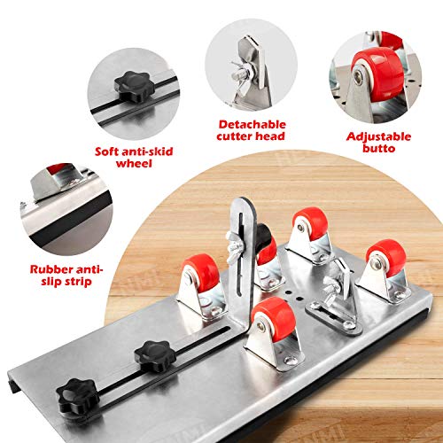 Glass Bottle Cutter, HENMI Glass Cutting Tools/DIY Machine for Cutting Wine, Beer, Champagne, Whiskey Bottle Cutter Kit for DIY Arts and Crafts for Adults with Accessories Tool Kit, Gloves