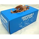 Disposable Foot Socks, DISPOSABLE FOOT SOX, Tan- One Gross, 144 pcs