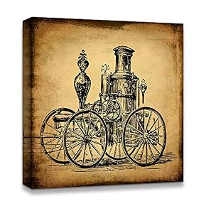 Antique Sail and Historical Theme Painting Artwork for Home Framed