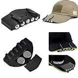 GF Pro GFP5LCL - 3pk Clip On 5 LED Head Cap Hat