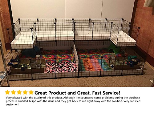Tespo Pet Playpen for Small Animals (43 Panels) - Thumbnail 5