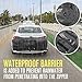 FIERYRED Trailer Hitch Cargo Carrier Bag - (10 Cubic Feet) Hitch Tray Cargo Carrier Bag for Vehicle Car Truck SUV Vans, Luggage Storage Bag for Hitch Racks