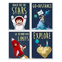 Young N Refined 4 Space posters set (11x14) kids room cute wall art prints