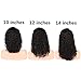 LIAZAHAIR Short Deep Curly Human Hair Lace Front Wigs with Baby Hair Pre Plucked Natural Hairline Brazilian Hair Bob Wig for Ladies (12 Inch, Lace Front Wig)