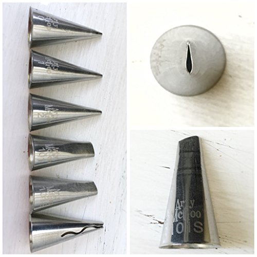 #101s Piping Tip by Arty McGoo (Stainless Steel, Seamless, Decorating Tip)
