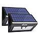 VOLADOR 2 Packs 50 LED Solar Lights, Outdoor Wireless Security Lights, Motion Activated Solar Light, Wall Mount Solar Light for Garden Patio Deck Yard Path Driveway(Black)