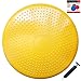 AppleRound Inflated Wobble Cushion with Hand Pump, Air Stability Board (Extra Thick), Core Balance Disc for Adults, Sensory Wiggle Seat for Kids, Flexible Seating for All Age, 13.5in / 34cm Diameter
