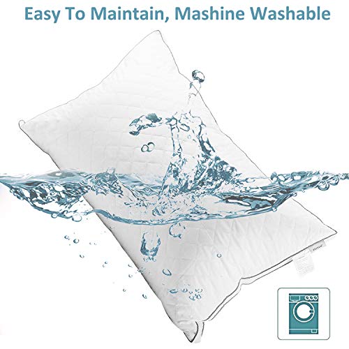 VECELO Hotel Bed Pillows for Sleeping 2 Pack 100 Hypoallergenic