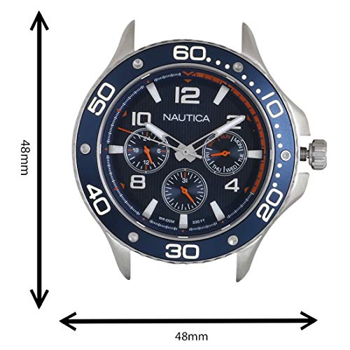 Nautica Reloj Analogico para Hombre de Cuarzo con Correa en Silicona NAPP25002 - Imagen 3