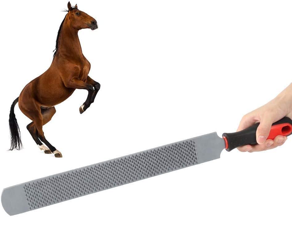 Hoof Trimming Tools Double Sided Hoof Rasp Horse Hoof File Hoof Care for Horses Professional Farrier Tool