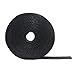 Viaky 2 Rolls Cable Fastening Ties 0.78'', Wrap Hook & Loop Self Adhesive Tape Reusable Cord Organizer Straps Length About 16.4 Feet (5.47 Yards)/Roll For Office Home Car And Data Centers - Black