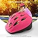 TurboSke Toddler Kids Bike Helmet, Multi-Sport Helmet Size Adjustable for Boys and Girls (Matte Pink, Small: 48-52cm/18.8