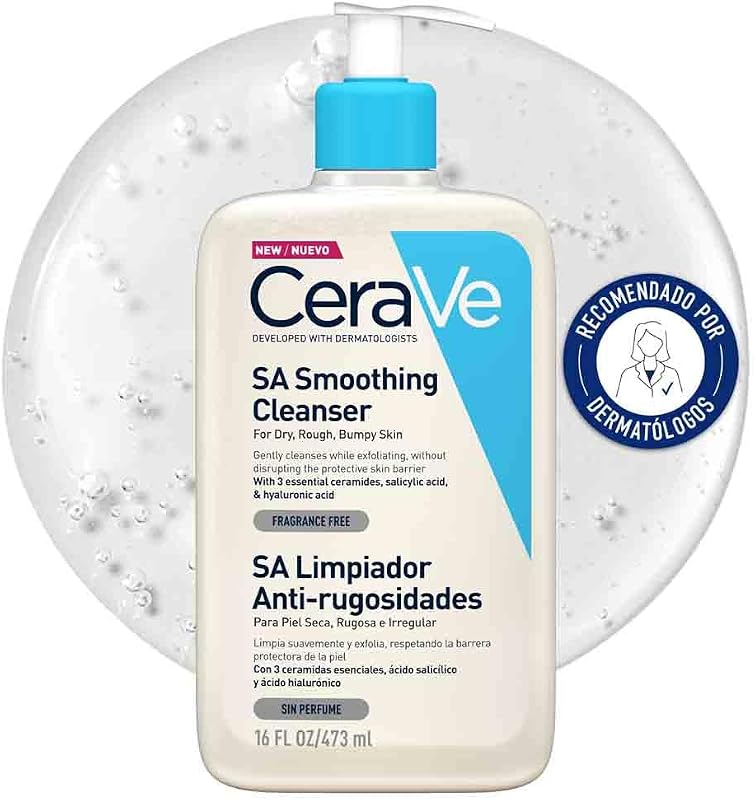 , Cerave SA Limpiador Antirrugosidades, Gel exfoliante, 473 ml — foto 1 de 6