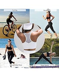 Litthing - Sujetador deportivo para mujer, espalda de malla, para yoga, gimnasio, entrenamiento