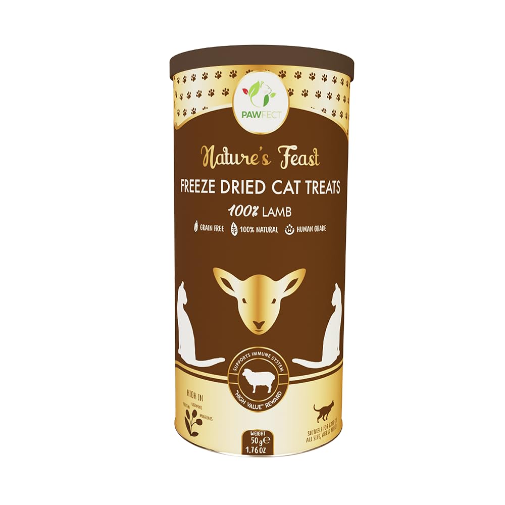 Freeze Dried Cat Treats: Lamb Meat (50g/1.76oz)