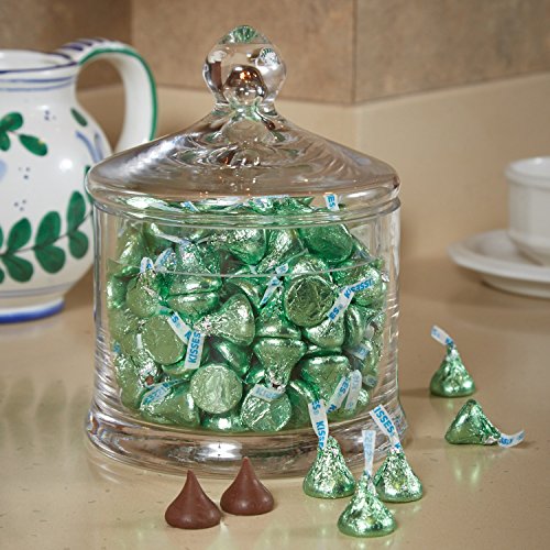 HERSHEY'S Kisses Chocolate Candy, Light Green, 4.1 Pounds Bulk Candy on